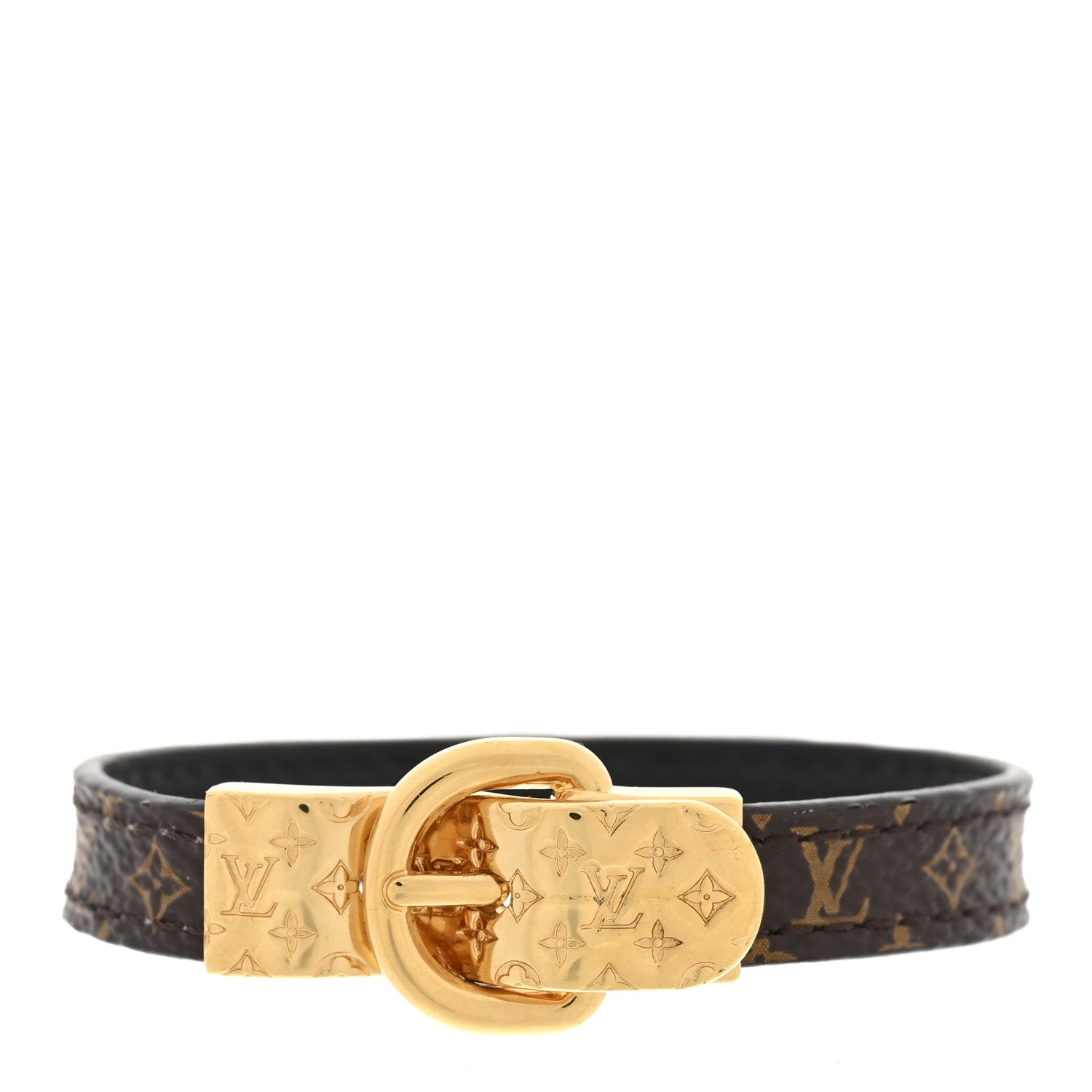 Louis Vuitton Monogram Fasten Your LV Bracelet 17