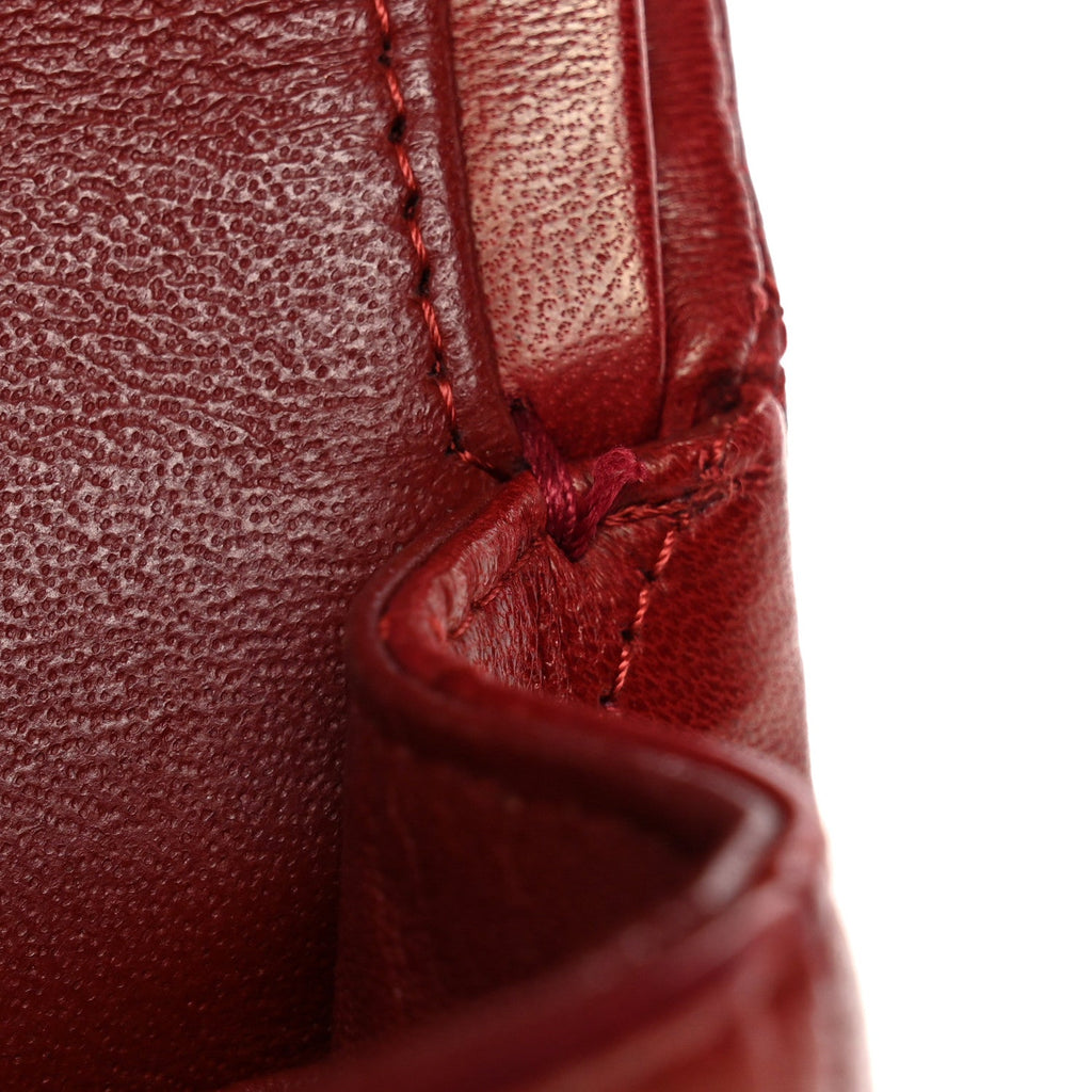 Chanel Lambskin Quilted Medium Double Flap Red