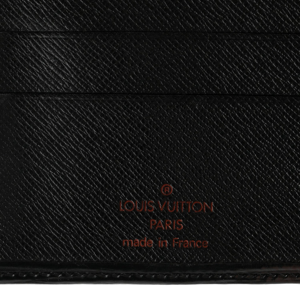 Louis Vuitton Epi Porte-Billets Compact Wallet Black