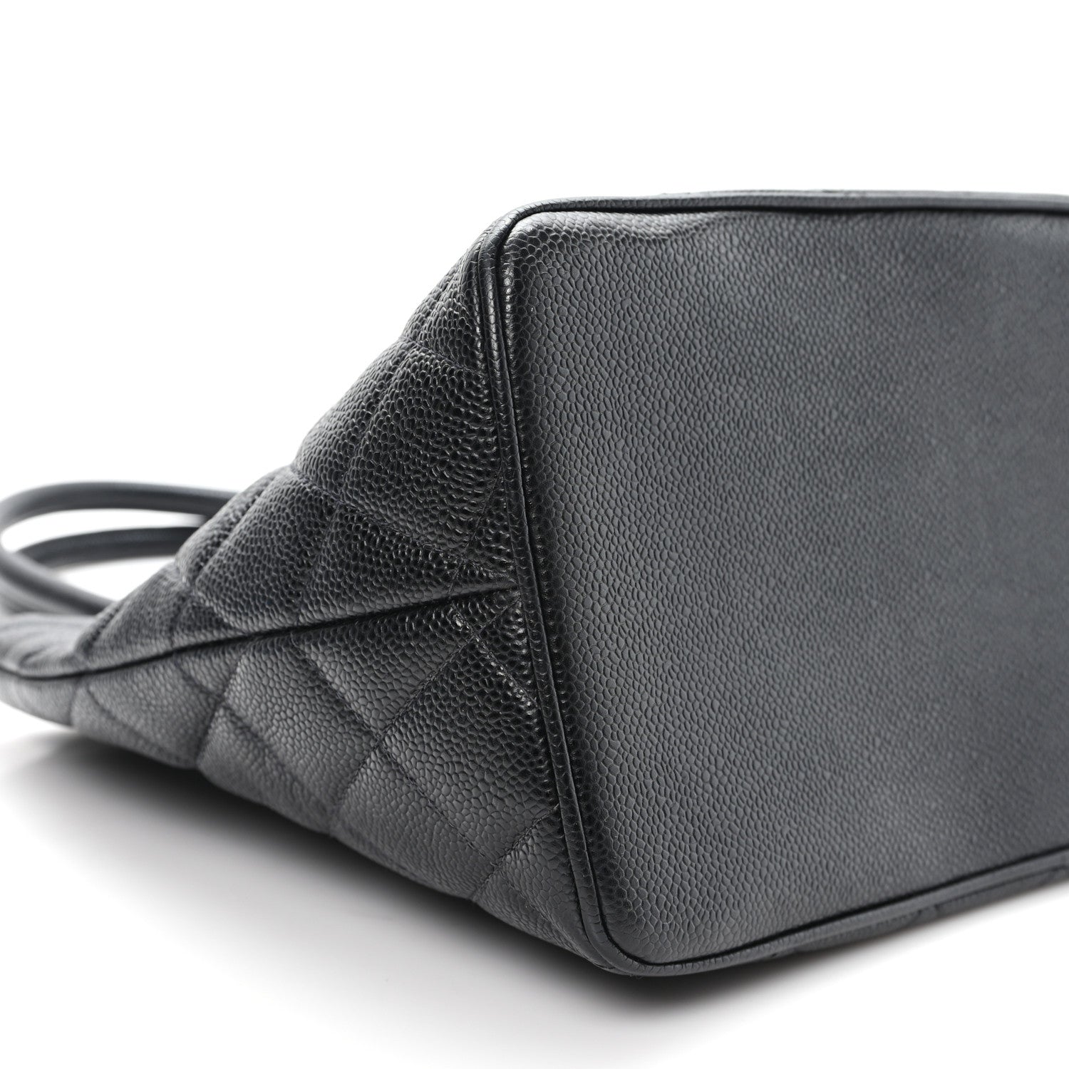 Chanel Caviar Quilted Medallion Tote Black