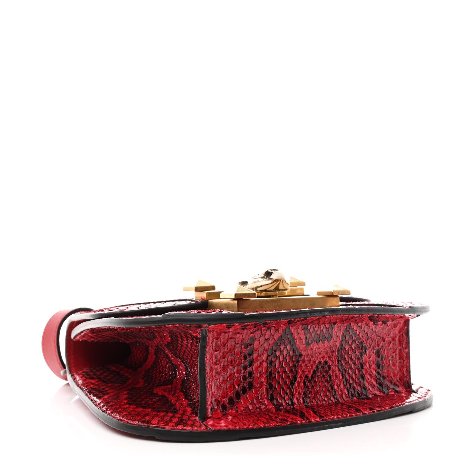 Gucci Elaphe Radiata Small Osiride Shoulder Bag Hibiscus Red