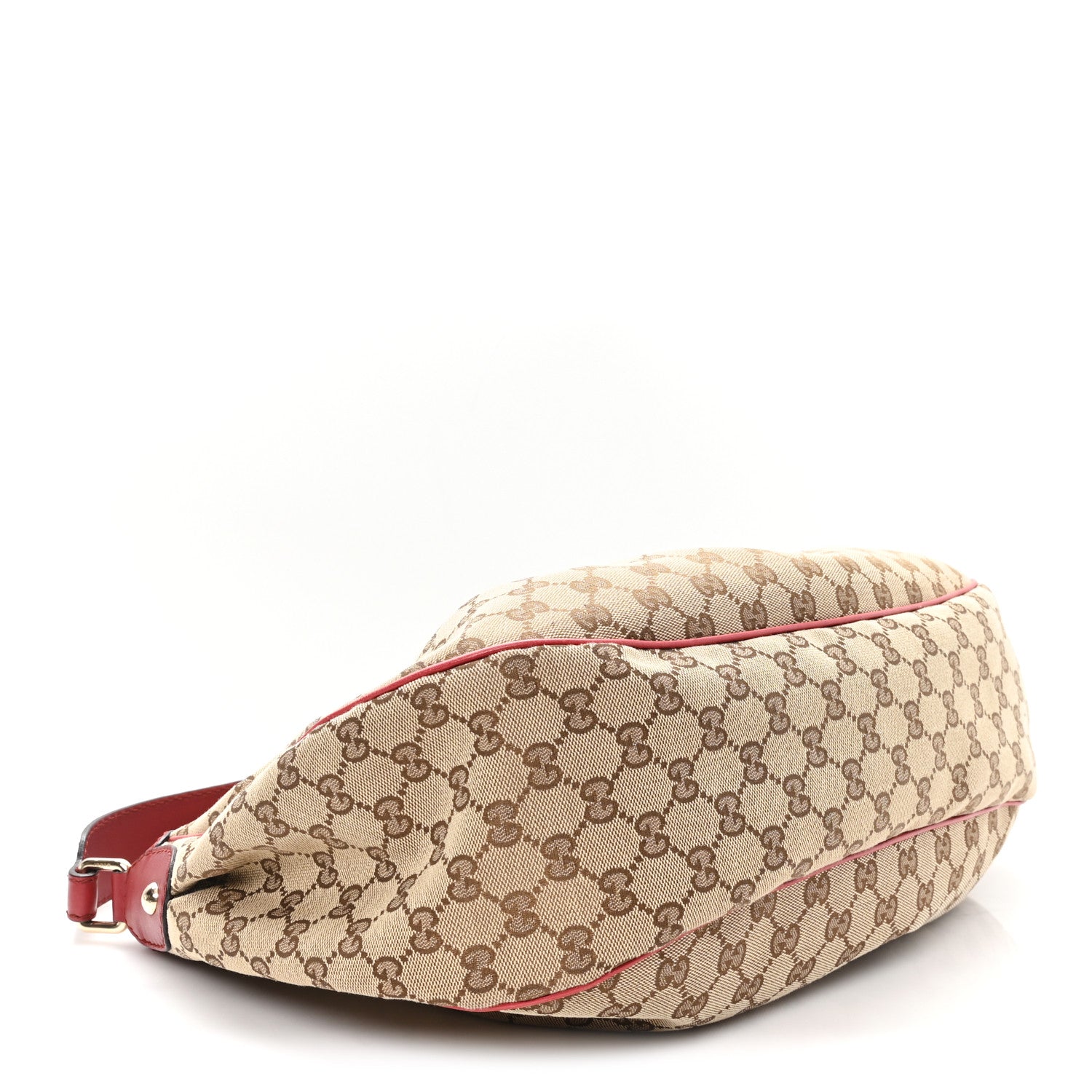 Gucci Monogram Medium Sukey Hobo Red