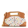 Louis Vuitton Monogram Multicolor Judy MM White