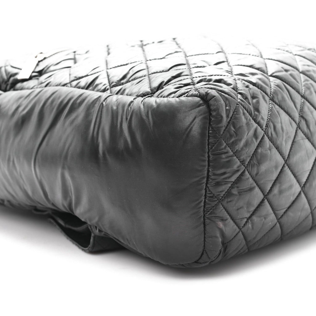 Chanel Nylon Quilted Coco Cocoon Backpack Black