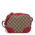 Gucci Monogram Mini Bree Messenger Bag Red