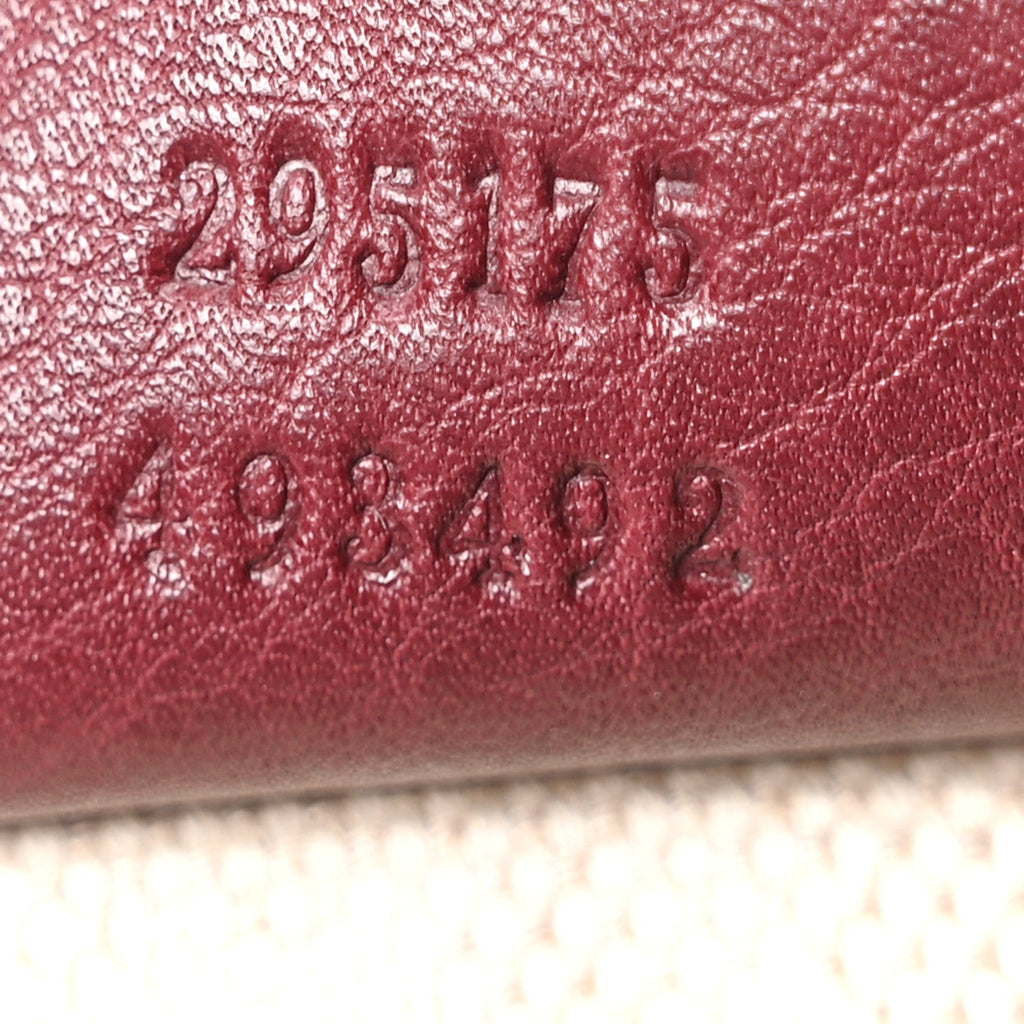 Gucci Pebbled Calfskin Medium Soho Hobo Scarlatto
