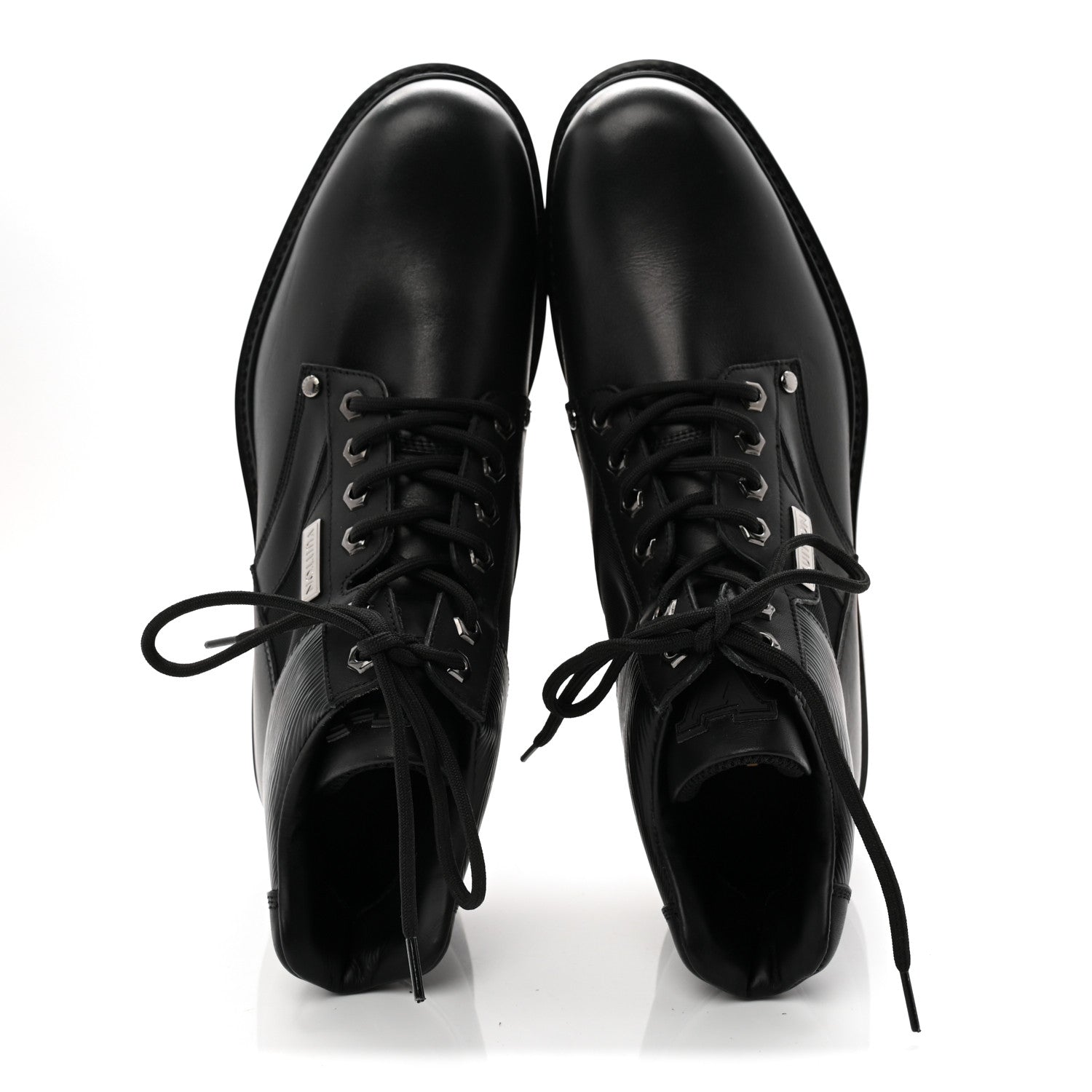 Louis Vuitton Calfskin Epi Oberkampf Ankle Boots 9.5 Black