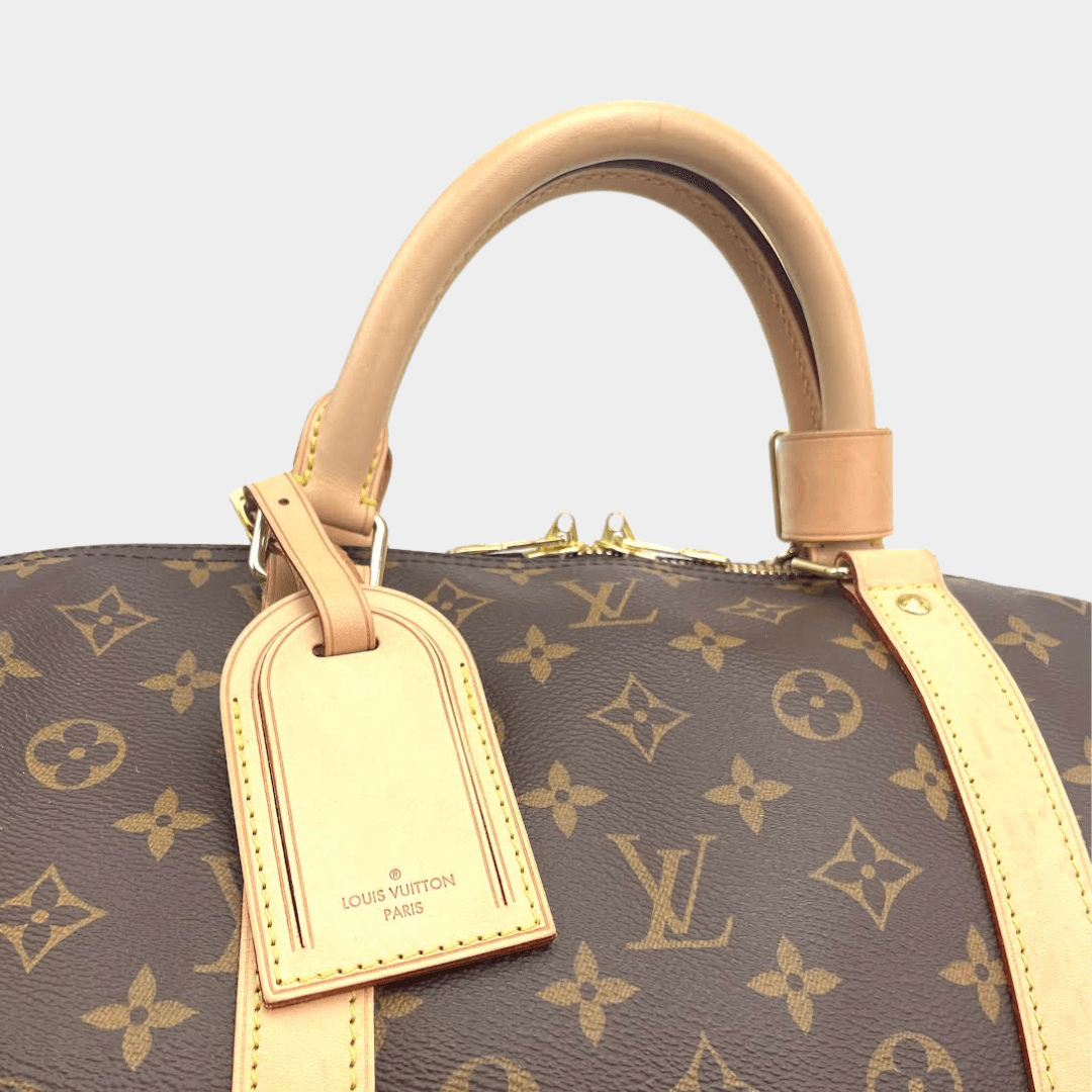 LOUIS VUITTON Monogram Keepall 60 Bando w/Strap Lock & Key