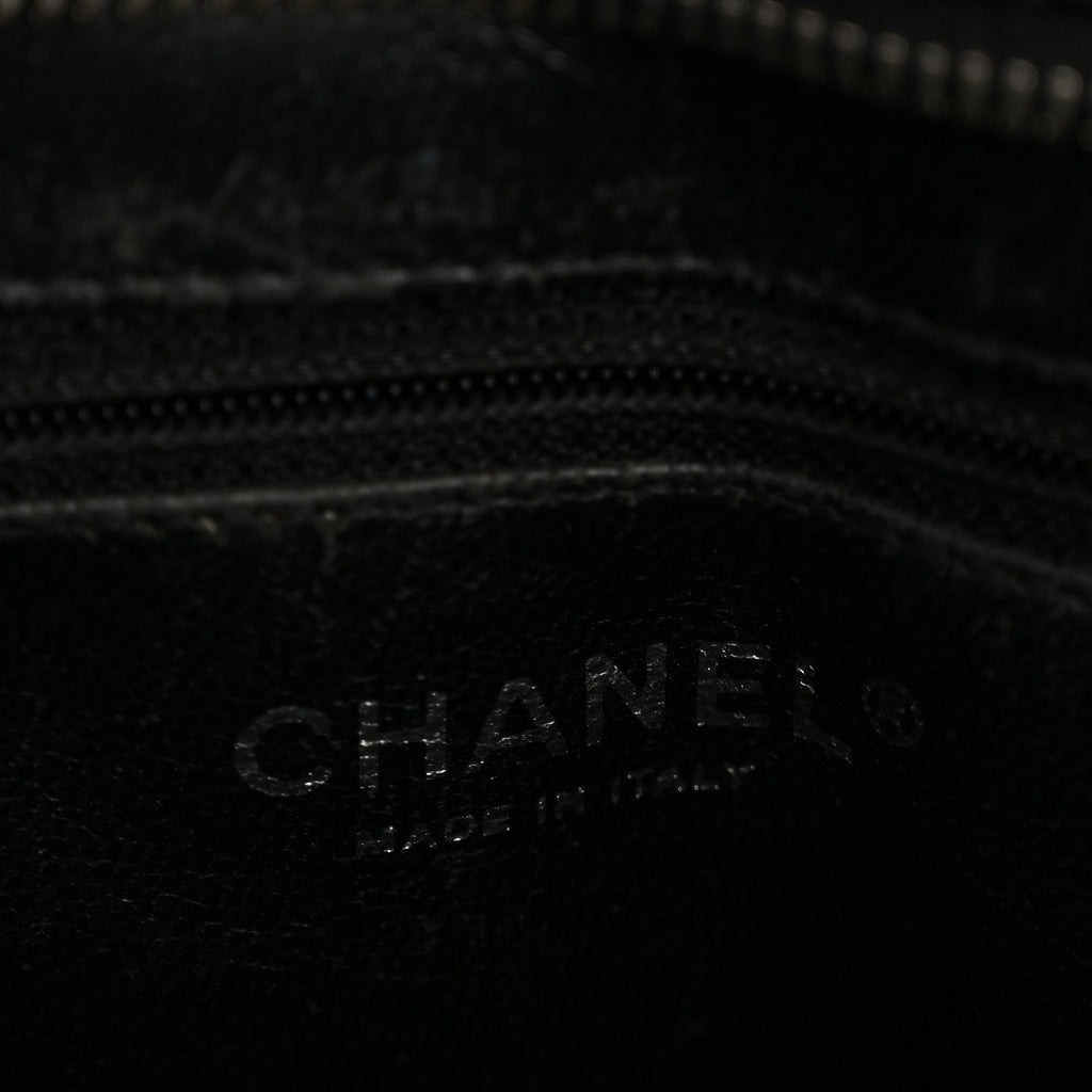 Chanel Caviar Quilted Medallion Tote Black