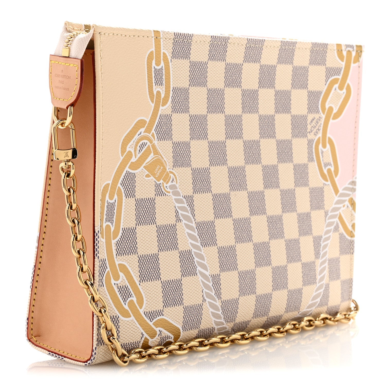 Louis Vuitton Damier Azur Nautical Toiletry Pouch On Chain