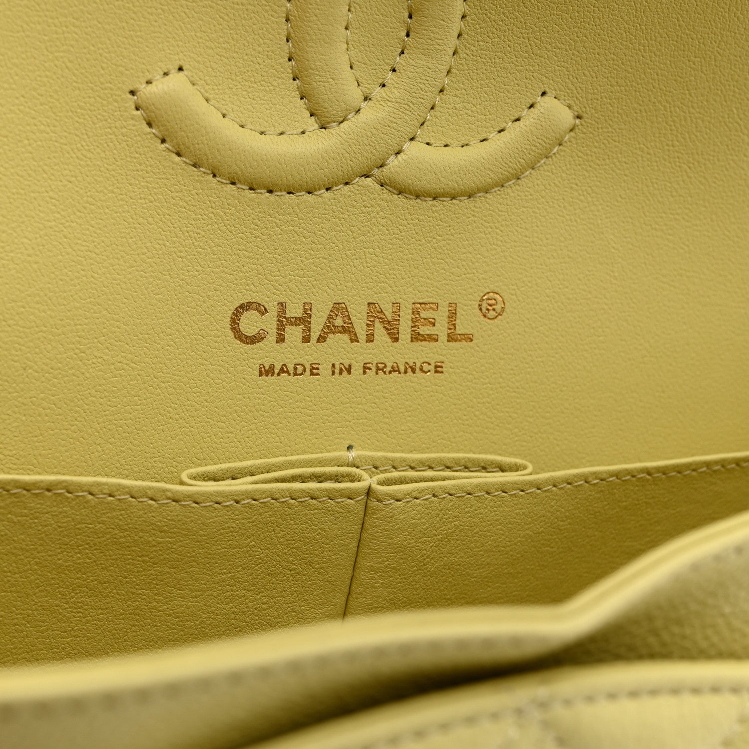 Chanel Caviar Quilted Rainbow CC Small Double Flap Green