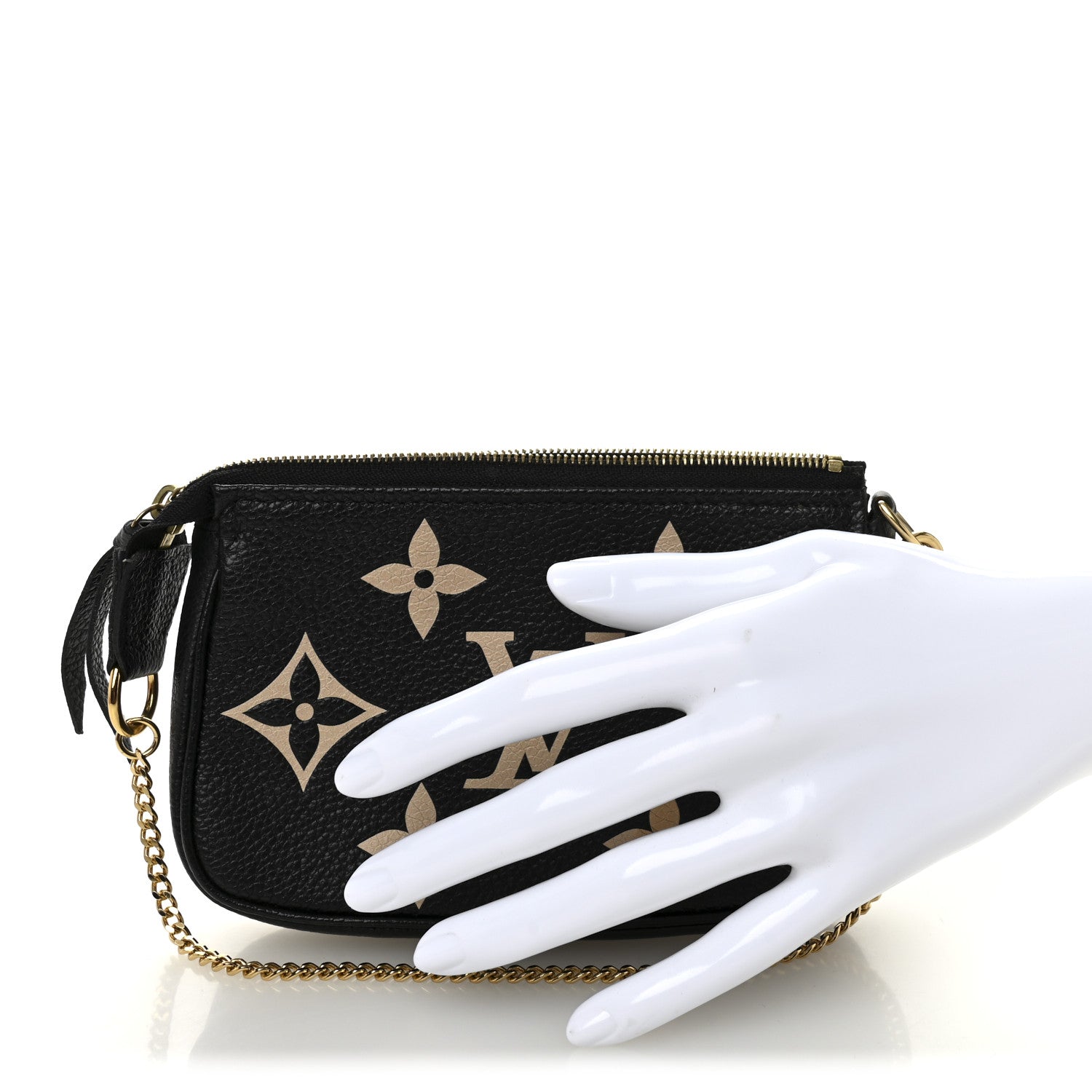 Louis Vuitton Empreinte Monogram Giant Mini Pochette Accessories Black
