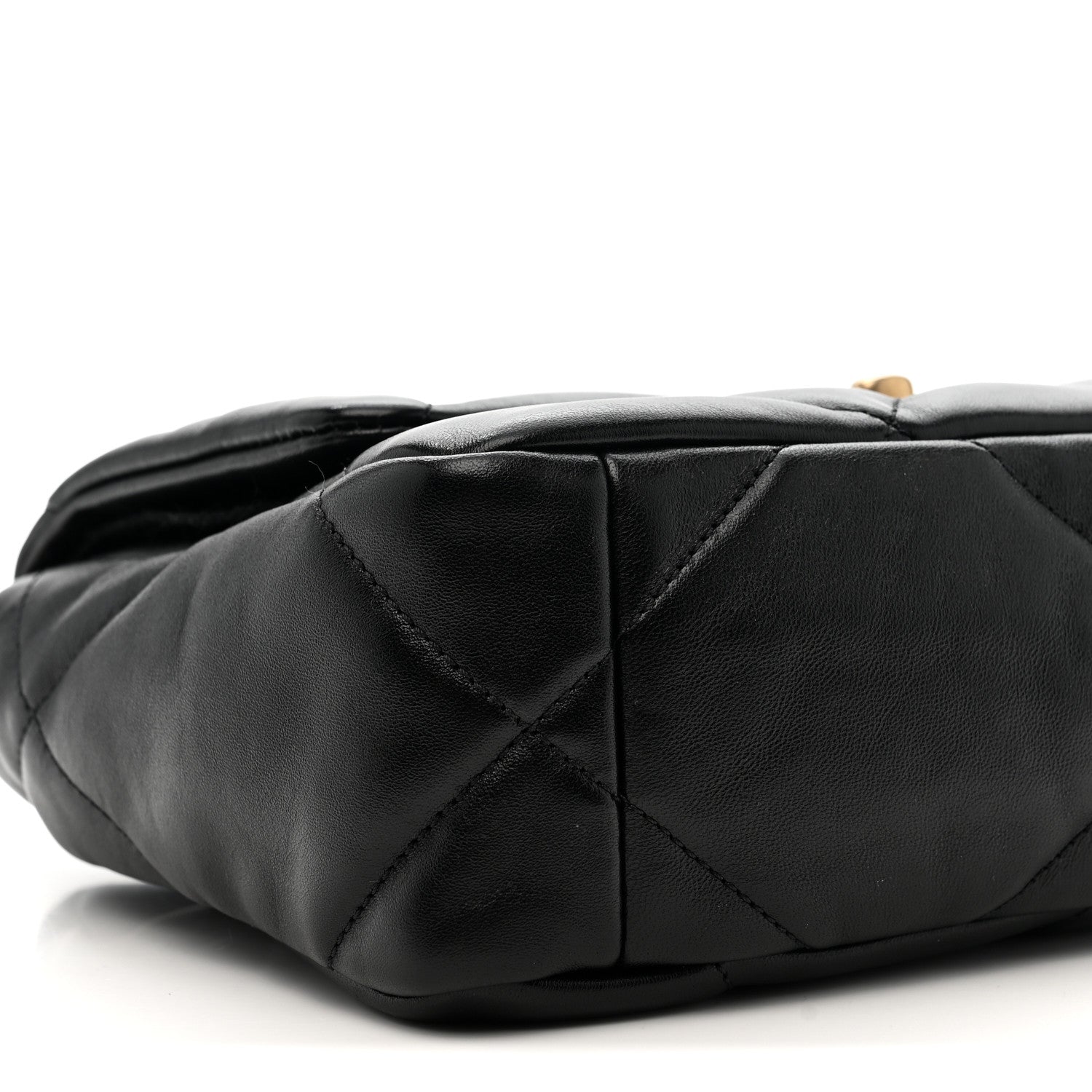 Chanel Lambskin Quilted Medium Chanel 19 Flap Black