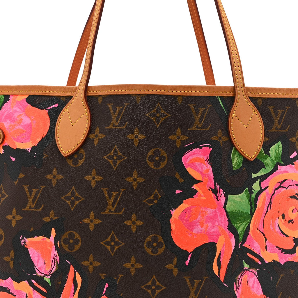 Louis Vuitton Monogram Roses Neverfull MM