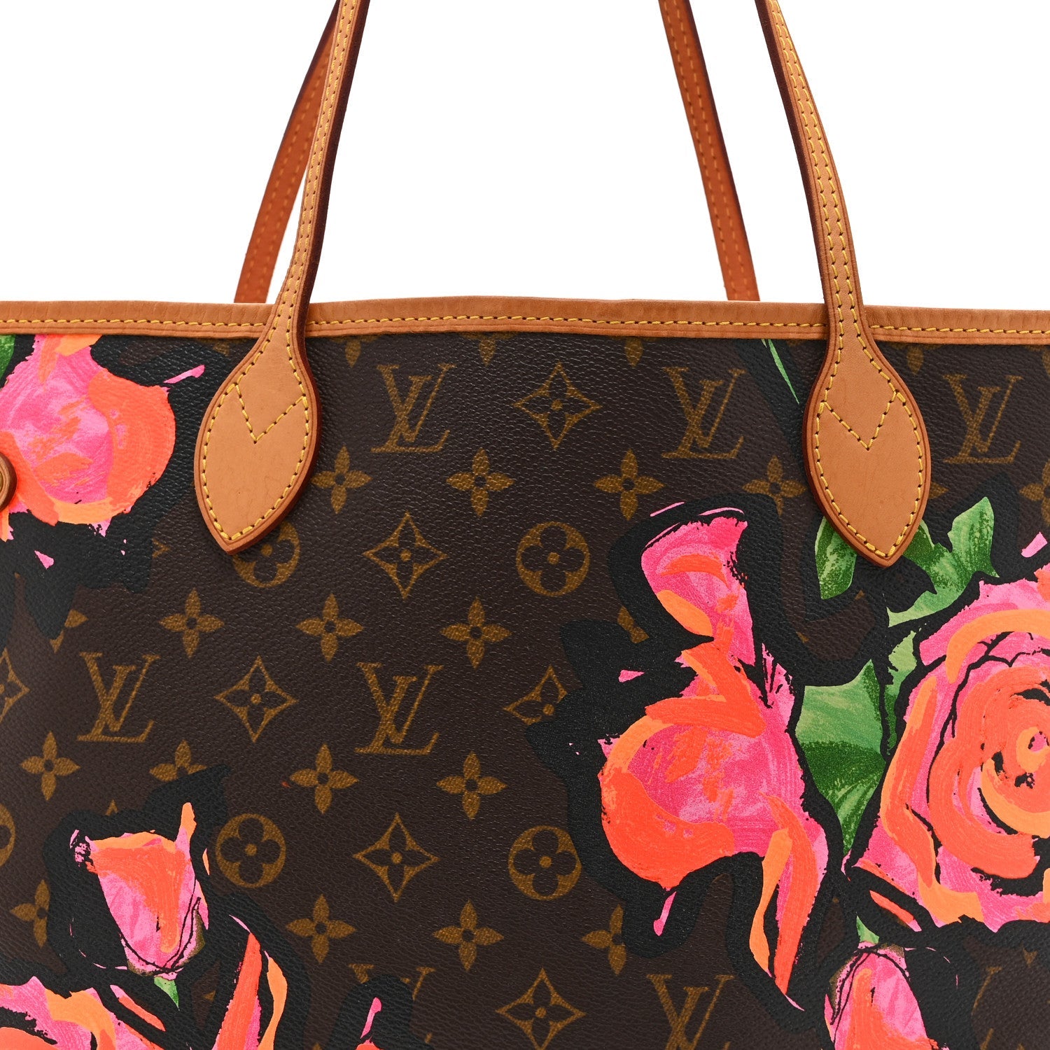 Louis Vuitton Monogram Roses Neverfull MM