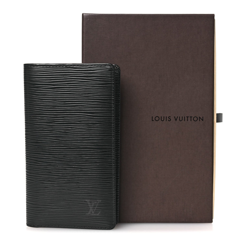 Louis Vuitton Epi Pocket Agenda Cover Black