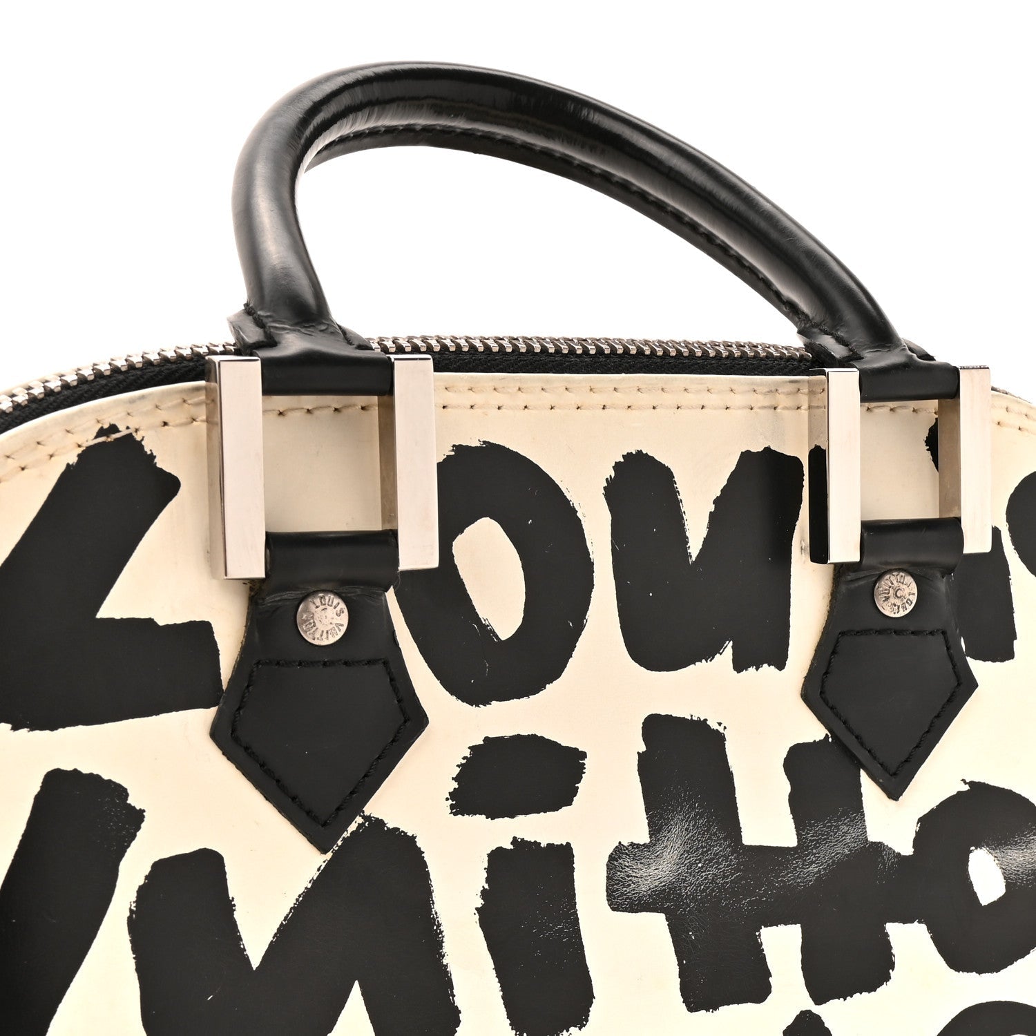Louis Vuitton Graffiti Alma MM Black