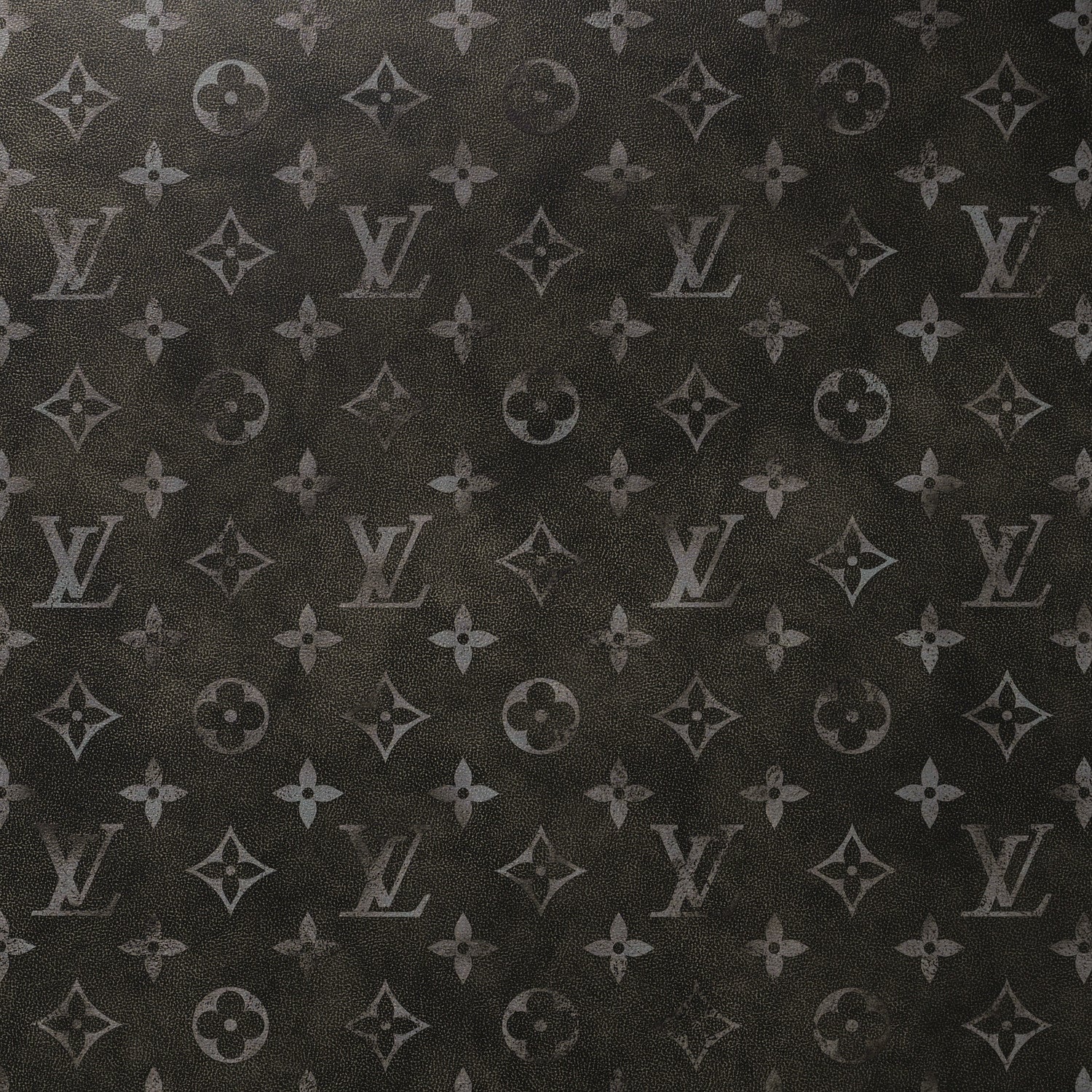Louis Vuitton Brushed Monogram Rolling Trunk Black