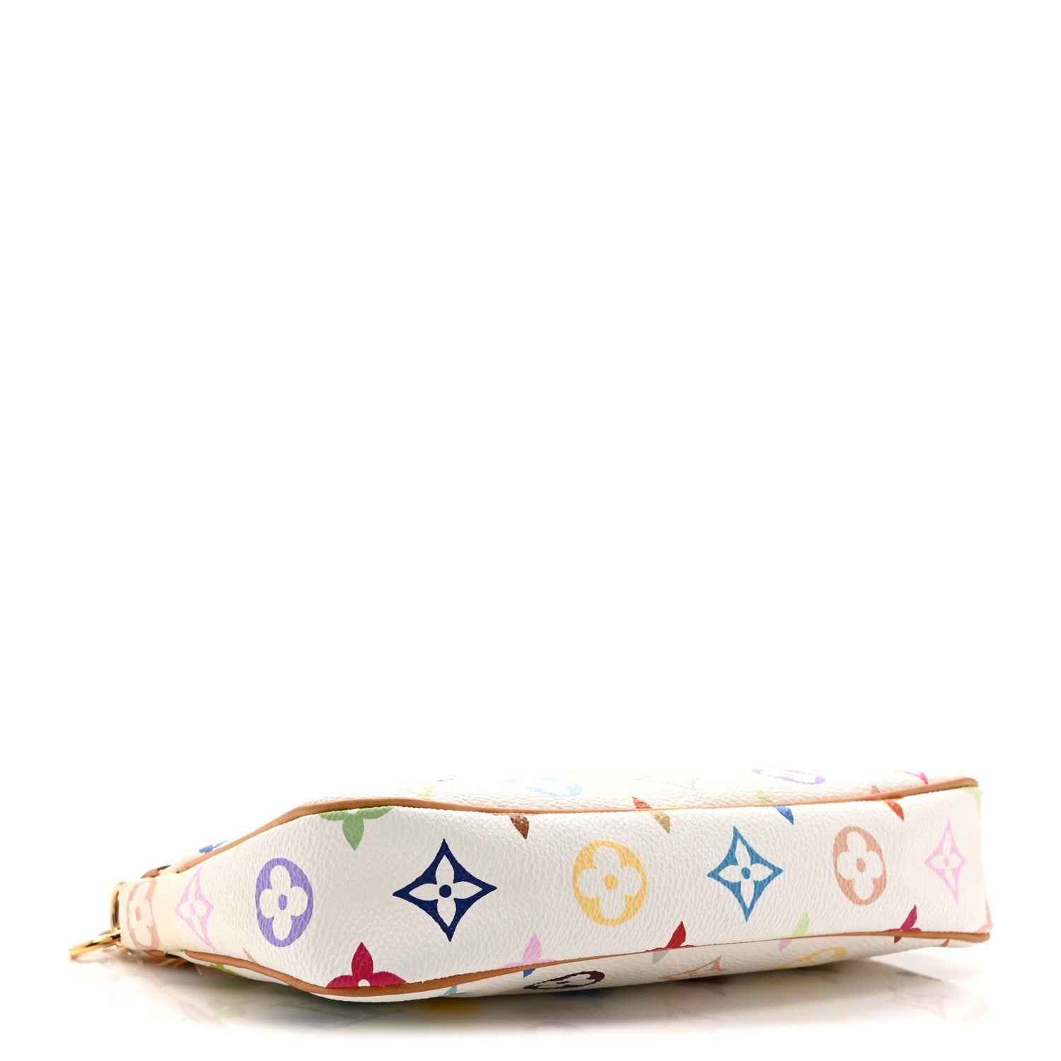 Louis Vuitton Monogram Multicolor Pochette Accessories White