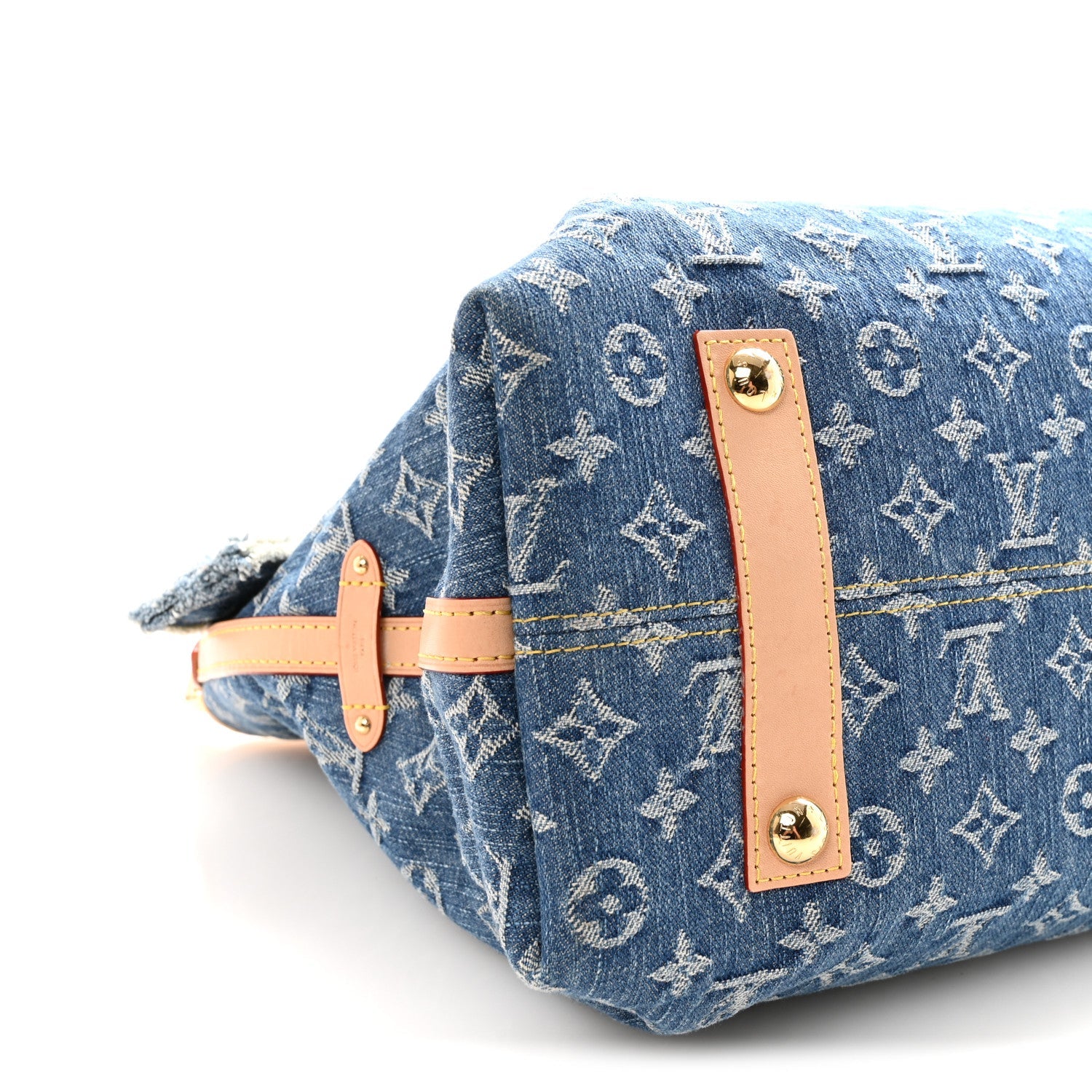 Louis Vuitton Monogram Denim CarryAll MM Blue
