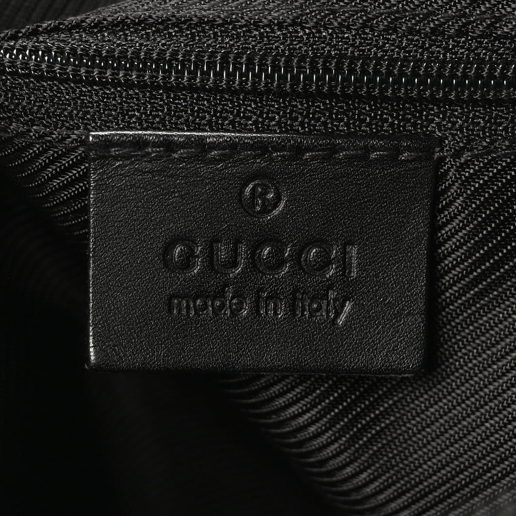 Gucci Monogram Shoulder Bag  Black