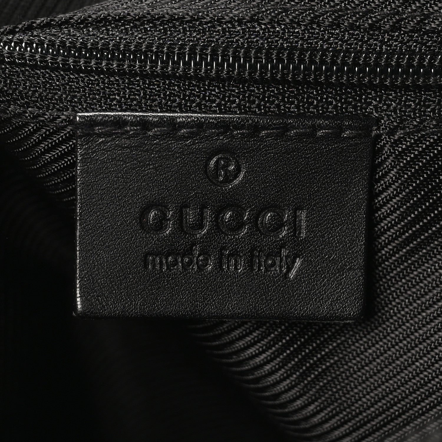 Gucci Monogram Shoulder Bag  Black