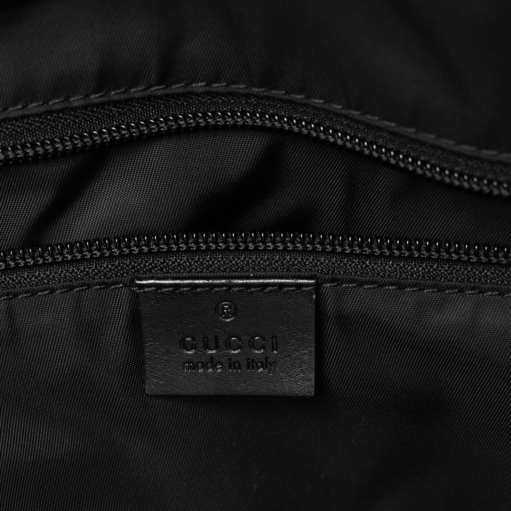Gucci GG Supreme Monogram Medium Carry-On Duffle Bag Black Grey