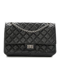 Chanel Aged Calfskin Quilted 2.55 Reissue 226 Flap Black
