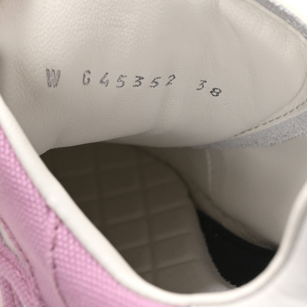 Cotton Sneakers 38 Pink White