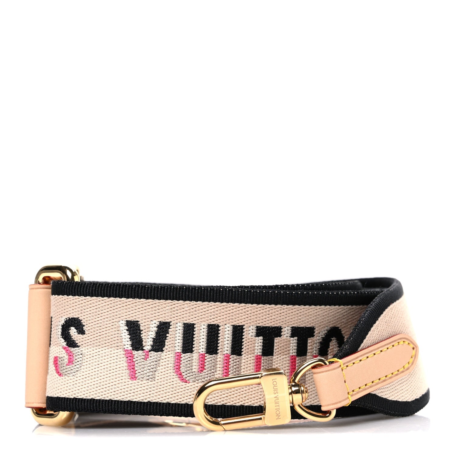 Louis Vuitton Jacquard Speedy Bandouliere 20 Shoulder Strap Black