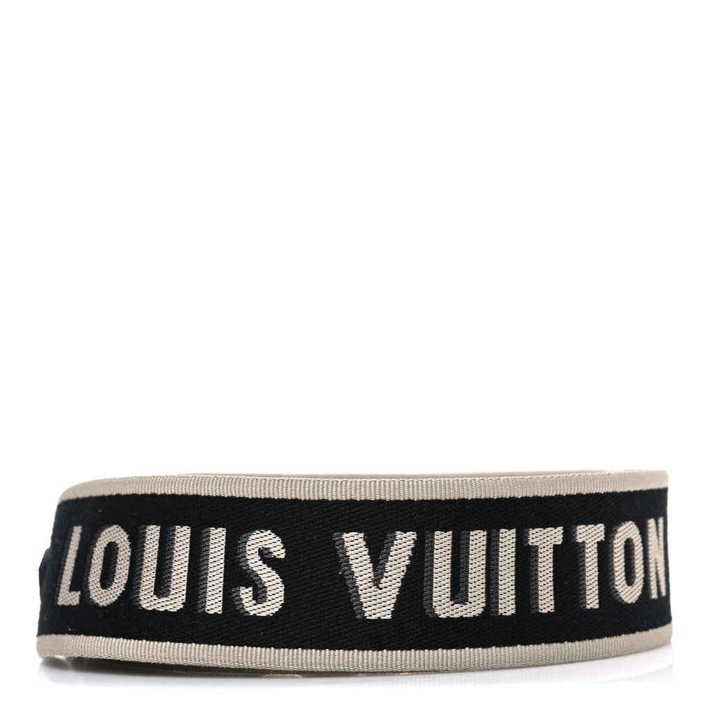 Louis Vuitton Jacquard Diane Shoulder Strap Black Ivory