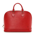 Louis Vuitton Epi Alma PM Castillan Red
