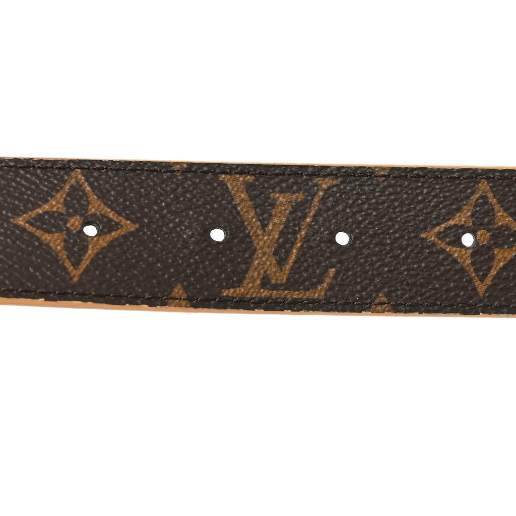 Louis Vuitton Monogram Calfskin 30mm LV Initiales Reversible Belt 80 32 Arizona