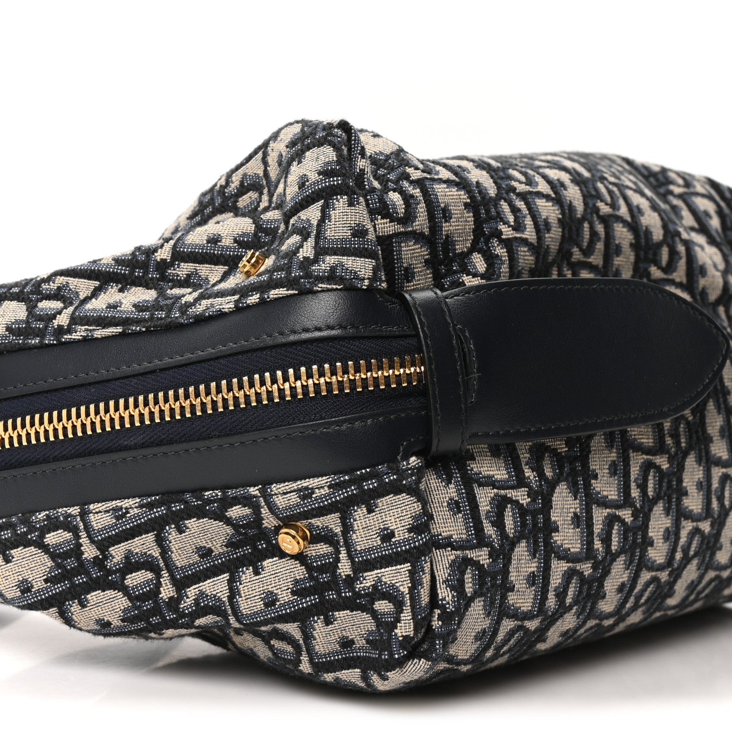 Christian Dior Oblique Medium D-Journey Bag Blue