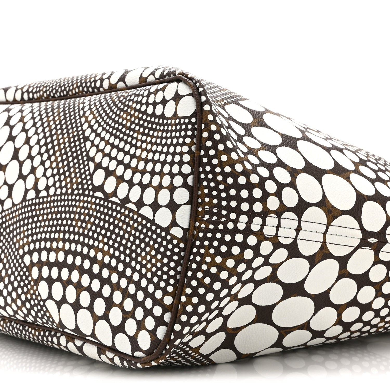 Louis Vuitton Monogram Kusama Waves Neverfull MM White