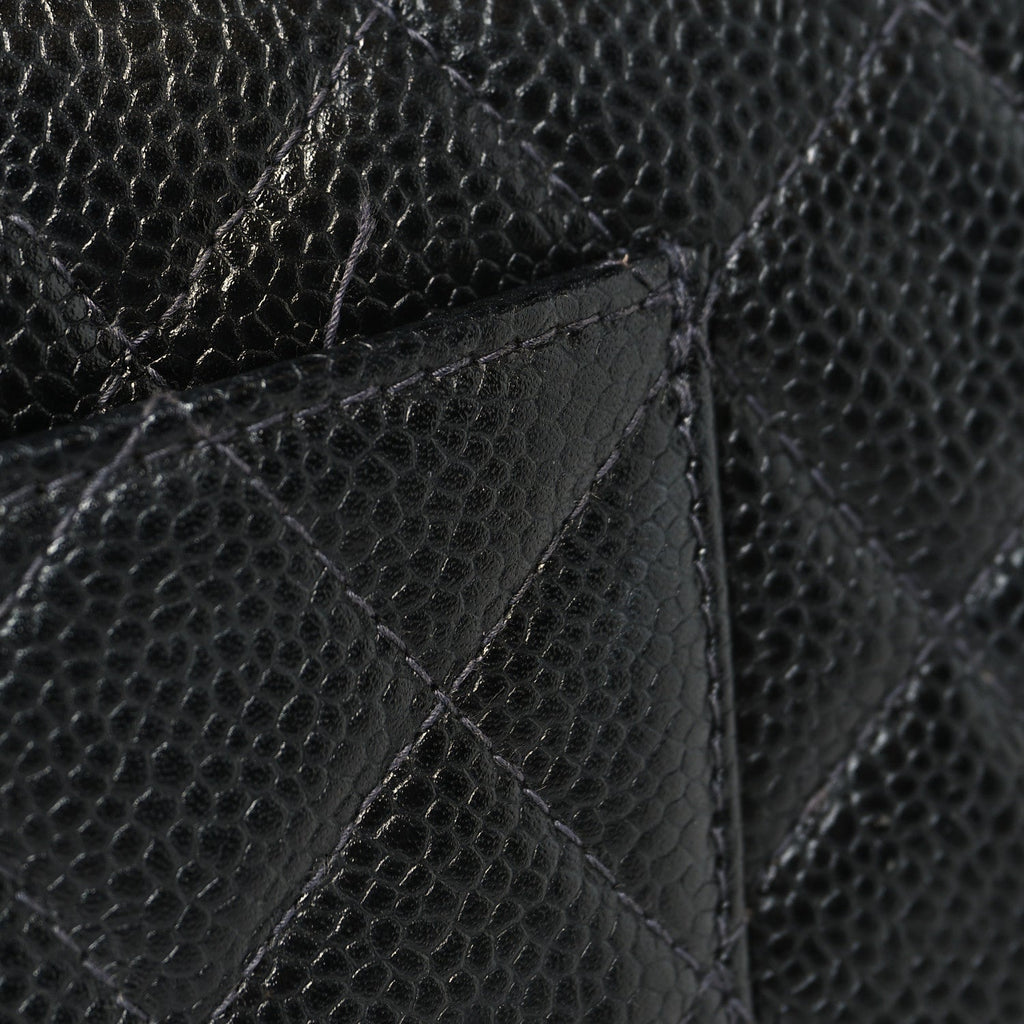 Chanel Caviar Quilted Medium Double Flap Black