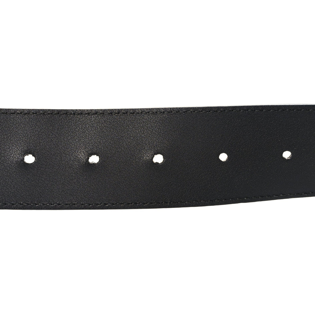 Gucci Textured Calfskin Double G 40mm Belt 95 38 Black
