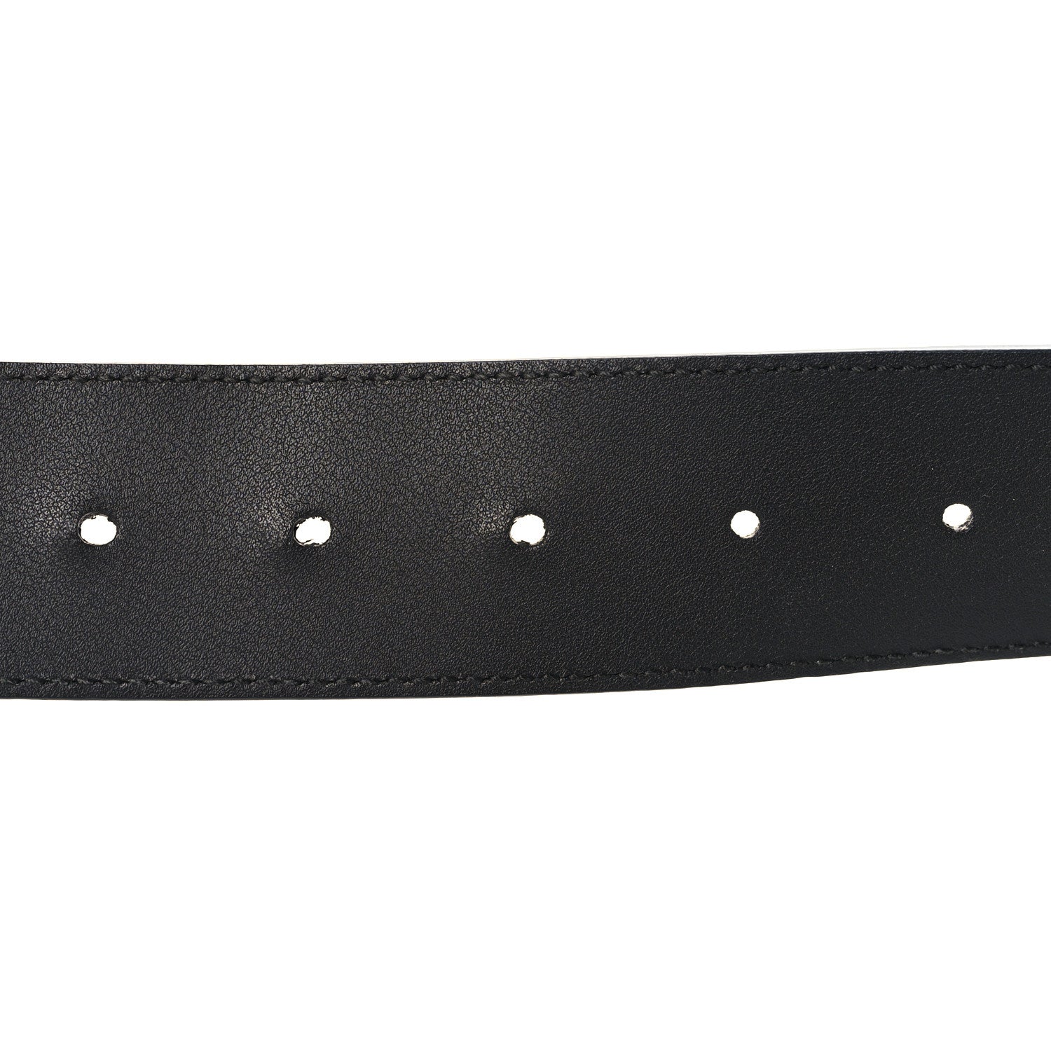 Gucci Textured Calfskin Double G 40mm Belt 95 38 Black