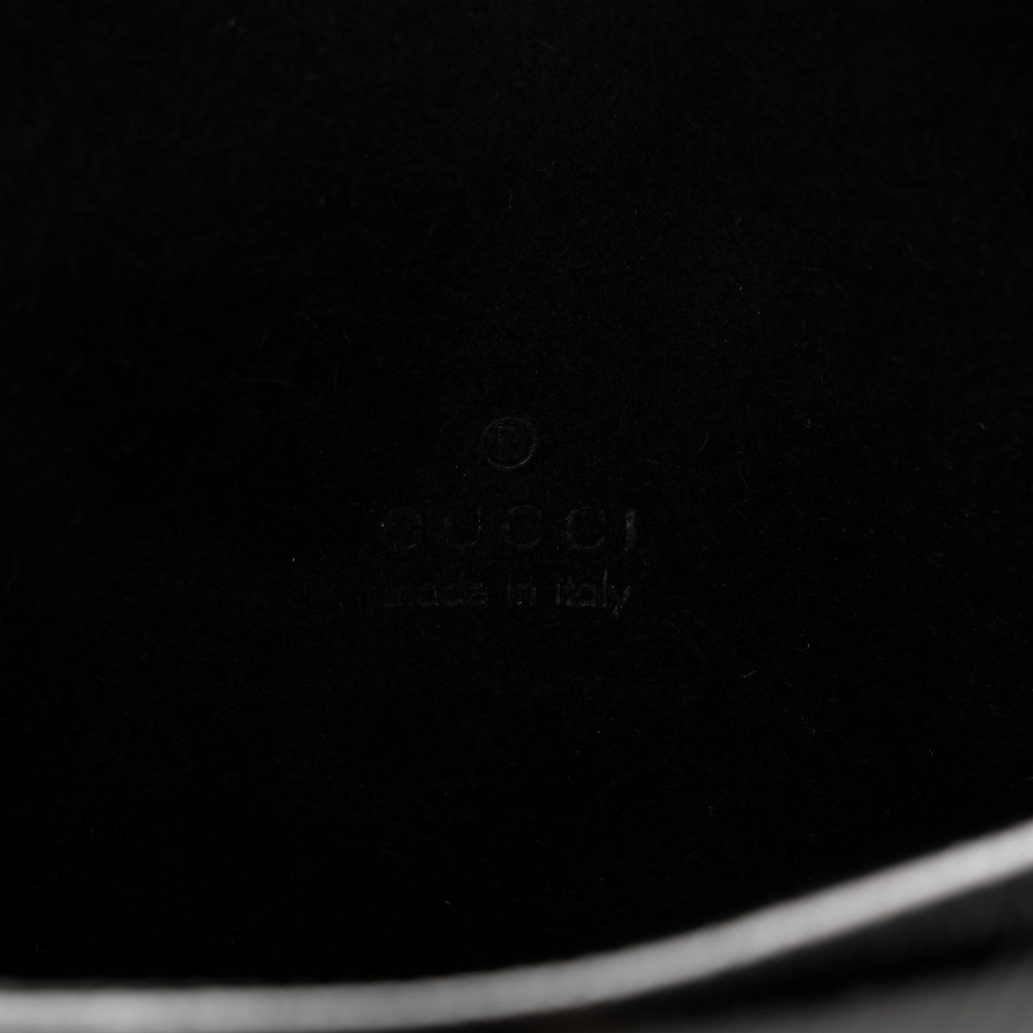 Gucci Crinkled Patent Super Mini Dionysus Shoulder Bag Black