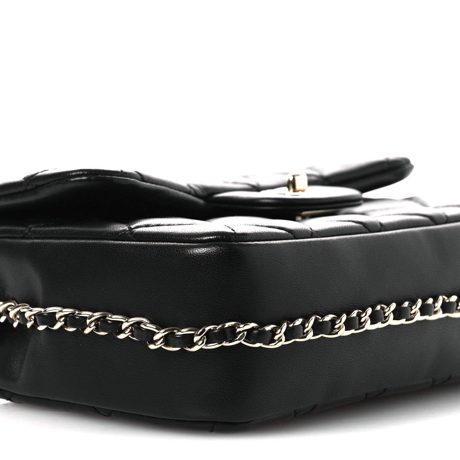 Chanel Lambskin Quilted Small My Precious Flap Black