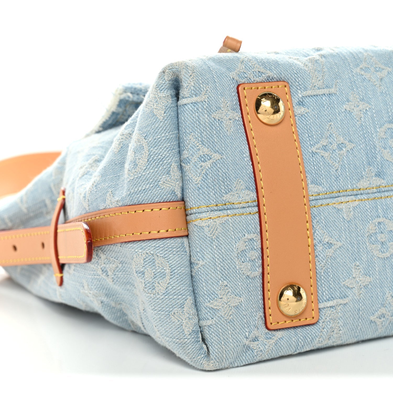 Louis Vuitton Monogram Denim CarryAll PM Sky Blue