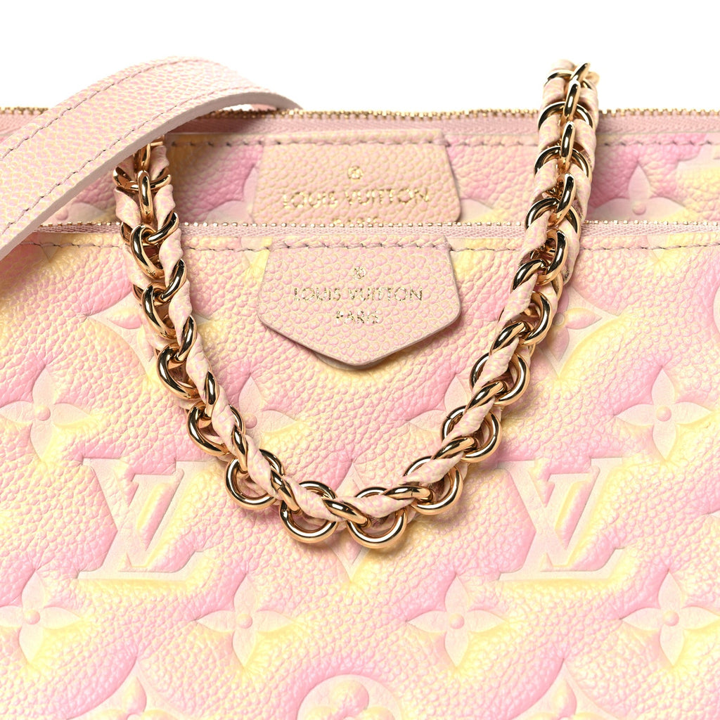 Louis Vuitton Empreinte Monogram Summer Stardust Multi Pochette Accessories Pink