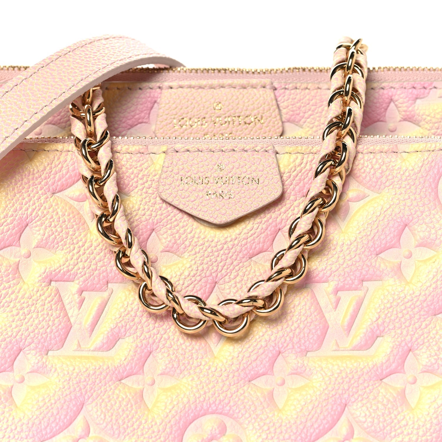 Louis Vuitton Empreinte Monogram Summer Stardust Multi Pochette Accessories Pink