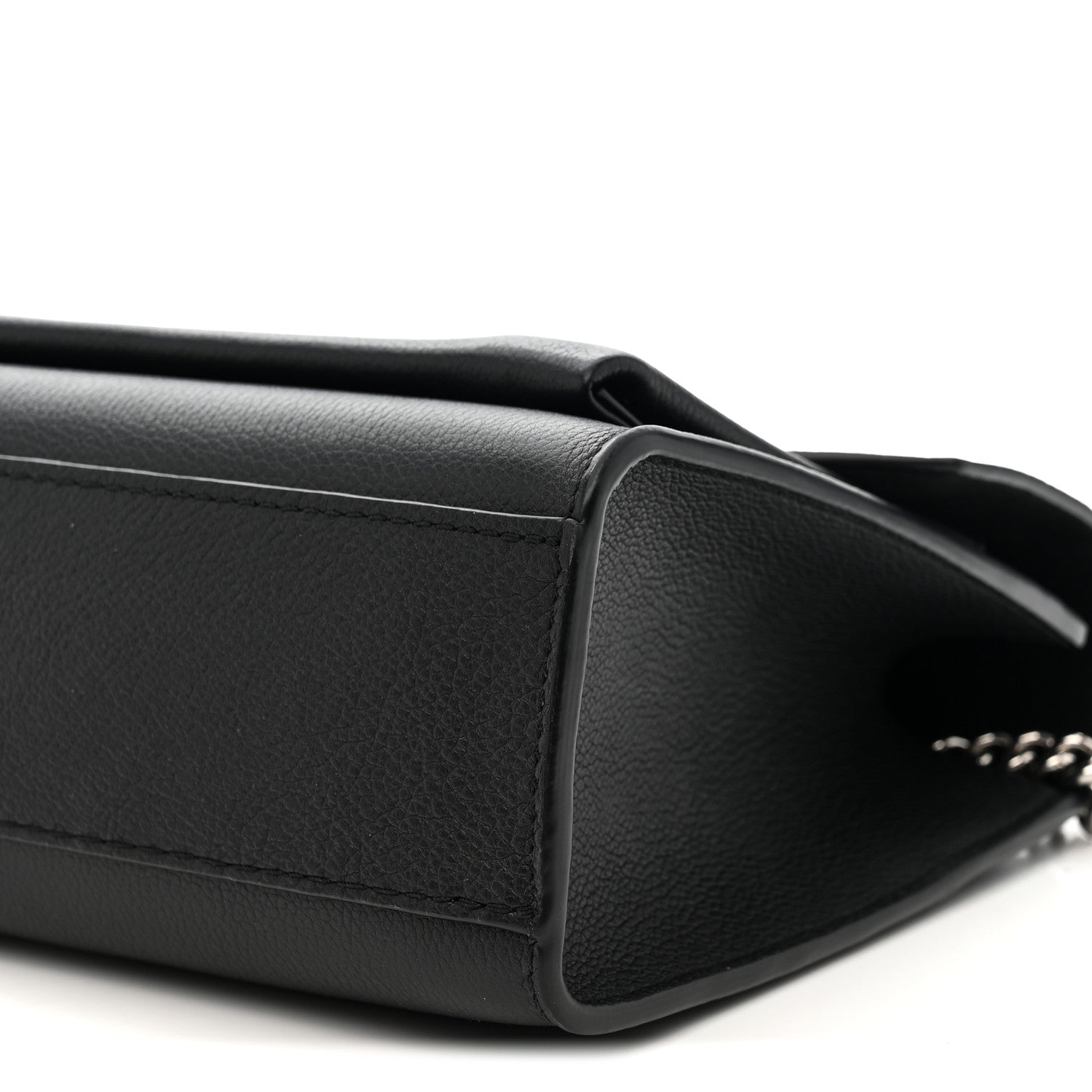 Louis Vuitton Soft Calfskin Mylockme Chain Bag BB Black