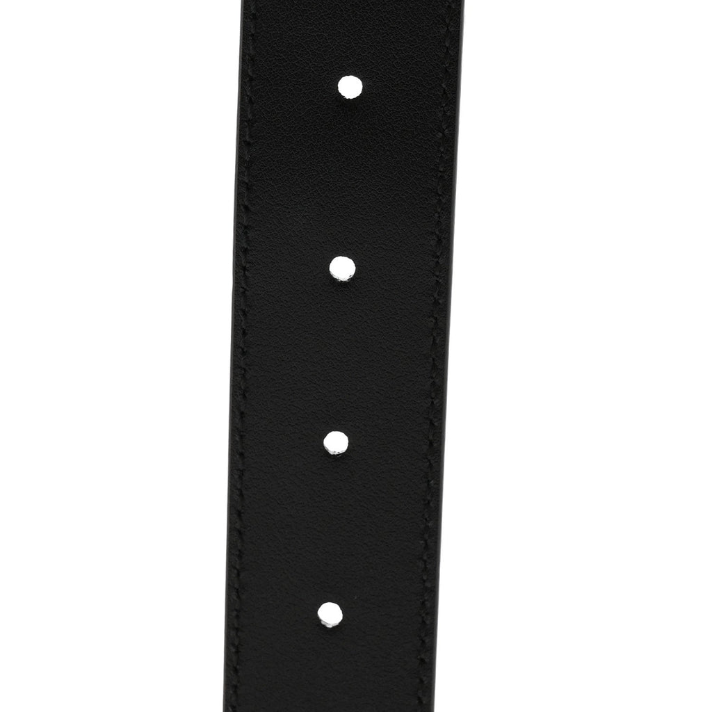 Gucci Calfskin Double G 30mm Belt 80 32 Black