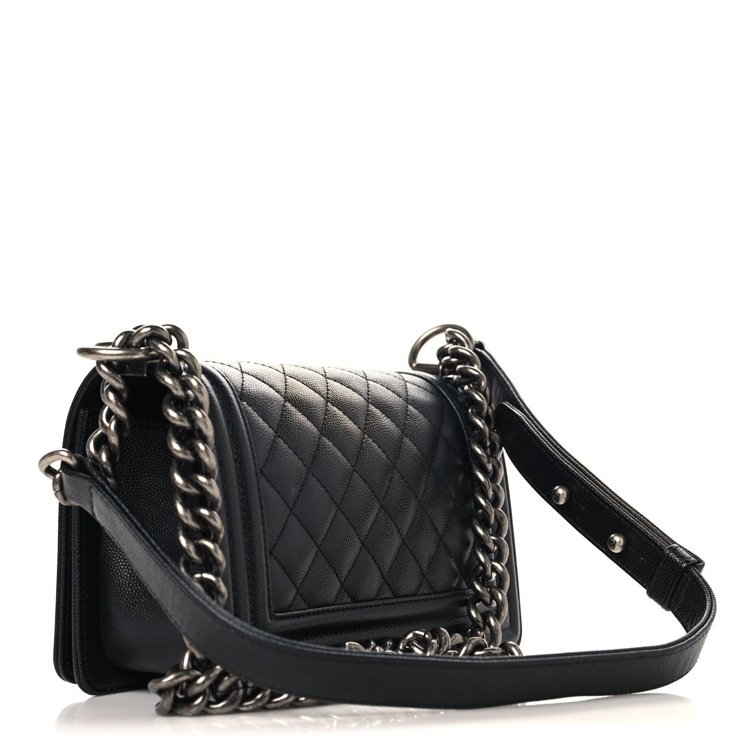 Chanel Caviar Quilted Small Boy Flap Black