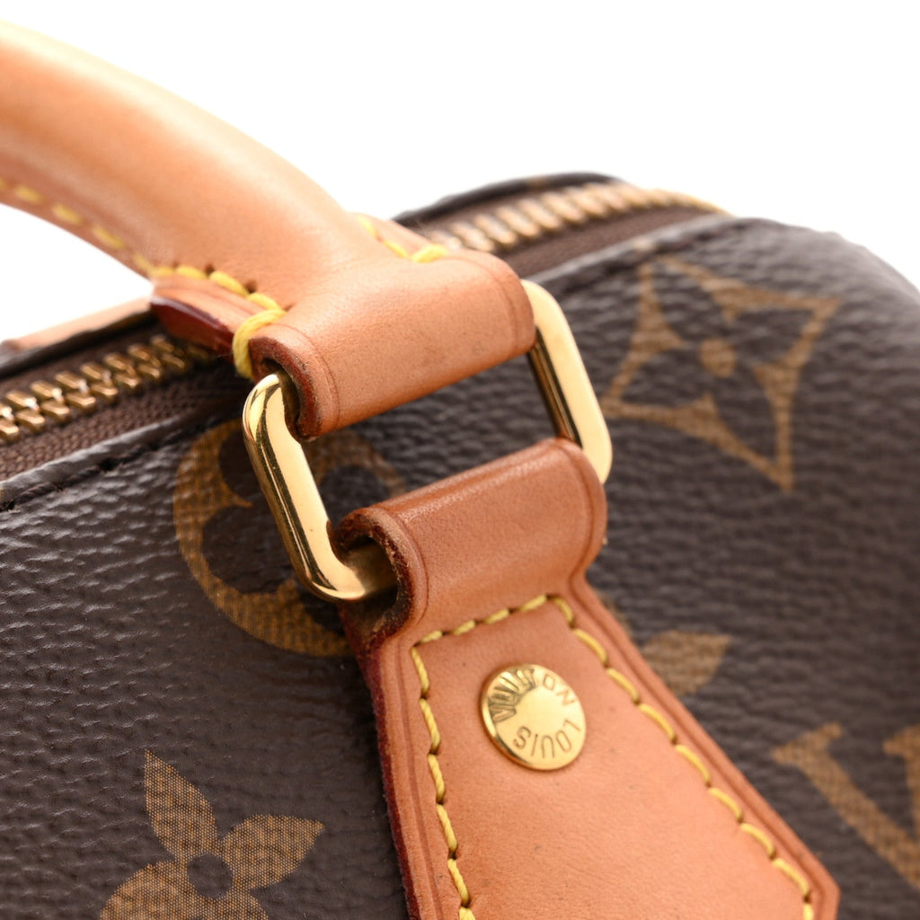 Louis Vuitton Monogram Speedy Bandouliere 20 Fuchsia