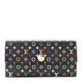 Louis Vuitton Monogram Multicolor Sarah Wallet Black Grenade