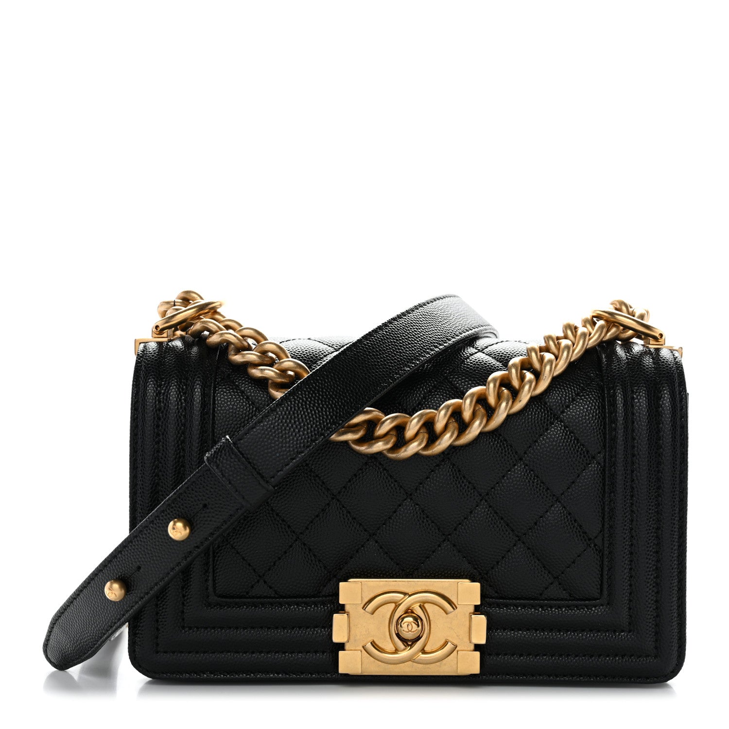 Chanel Caviar Quilted Small Boy Flap Black