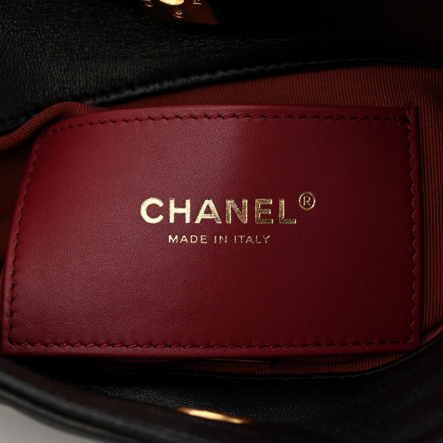 Chanel Lambskin Quilted Small CC Chain Hobo Black